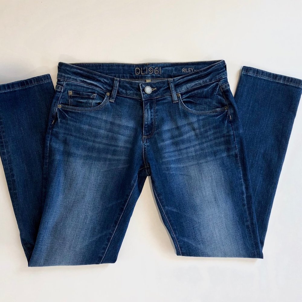 DL 1961 Riley Boy Friend jeans; Chambers Wash
